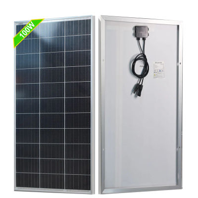 Panel Solar de 100W, 200W, 300W, 400W, Panel fotovoltaico de vidrio rígido de 18V, célula Solar monocristalino para cargador de batería de 12V/24V