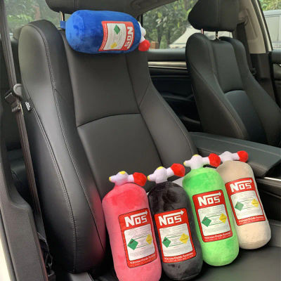 Nueva decoración de coche, cojín para reposacabezas, almohada de felpa, almohada para el cuello del coche, reposacabezas del coche para el asiento del pasajero delantero del conductor, almohada para