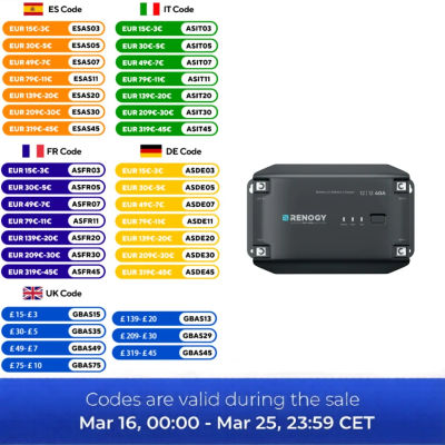 Renogy Cargador de batería DC-DC de 12 V 40 A con activación LiFePO4, compatibilidad con cargador de batería inteligente resistente al agua con inundación