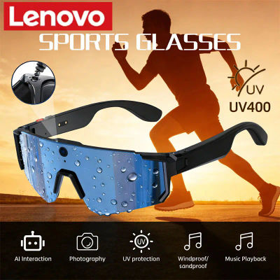 Gafas Inteligentes Lenovo con IA, Lentes Polarizadas 4K, Cámara HD Inteligente de 800W, Llamadas Bluetooth, Traducción, para Hombres, Ciclismo