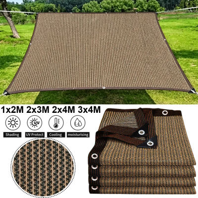 Malla de Sombreado Anti-UV al 50% de HDPE Negro para Invernaderos, Jardines, Plantas Suculentas, Piscinas y Camping