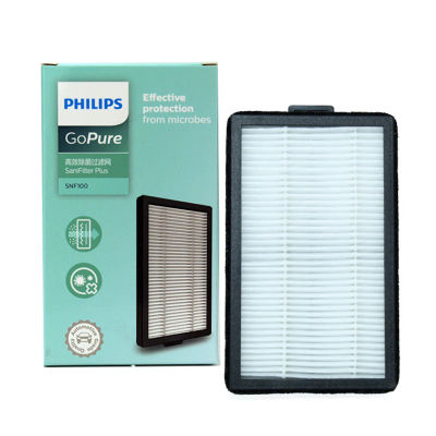 Filtro de repuesto Philips GoPure SaniFilter Plus 100 para purificadores de aire para automóvil de las series 5601, 5602, 5603, 5611, 5612 y 5613