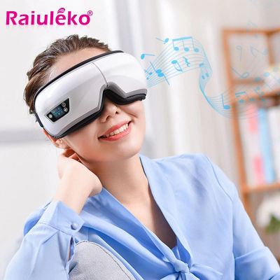 Masajeador de Ojos Inteligente 6D con Vibración, Compresión de Aire, Instrumento para el Cuidado de los Ojos, Música Bluetooth, Gafas de Masaje Ocular, Relajación Ocular, Fatiga