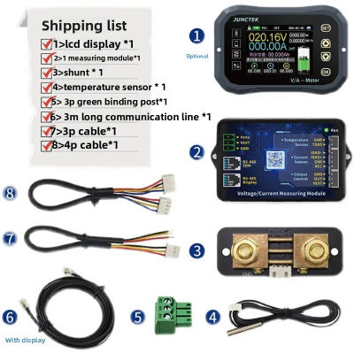 Batería de fosfato de hierro y litio para vehículos eléctricos, Bluetooth inalámbrico de alta precisión 12V DC