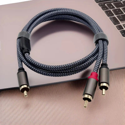 Cable de Audio divisor RCA corto de 0,3/0,5/3m, Cable adaptador de conector RCA 1 a 2 macho a hembra para TV CD DVD Subwoofer amplificador altavoz