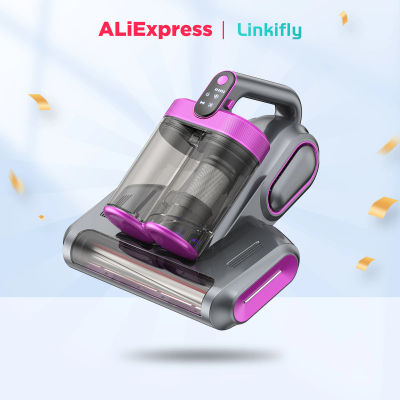 Aspiradora Inalámbrica para Colchones Linkifly MT1, Lámpara UV, 18000 Pa, con 35 Minutos de Autonomía, para Sofás y Telas de Tapicería, Cargador Tipo C