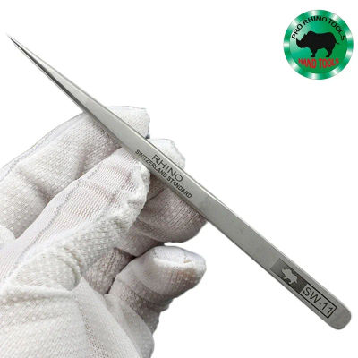 Pinzas japonesas RHINO RH duraderas y afiladas de alta precisión para objetos pequeños, reparación de teléfonos y relojes