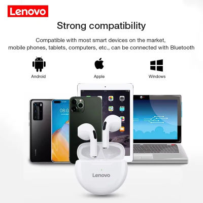 Audífonos Inalámbricos Bluetooth Lenovo HT38 TWS, Mini Auriculares con Micrófono Dual, Reducción de Ruido, Sonido Estéreo HiFi 9D, Regalos, Nuevo
