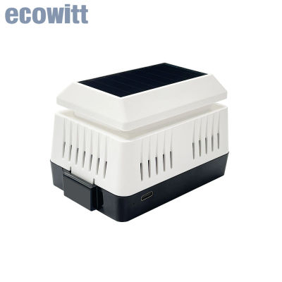 Ecowitt WH41 PM2.5 Monitor de sensor de calidad del aire Detector AQI Solar/alimentado por batería-solo accesorio, no se puede utilizar solo