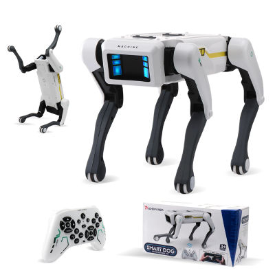 Inteligente AI RC Robot perro voz diálogo aplicación remota Control programación canto bailando máquina perro niños juguetes