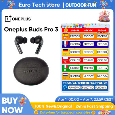 Versión Global Oneplus Buds Pro 3 TWS auricular Bluetooth 50dB cancelación activa de ruido 43h duración de la batería Bluetooth 5,4 IP55 AAC SBC