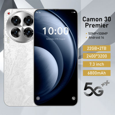 Versión Global Camon 30 Premier teléfono inteligente 7,3 pulgadas HD 2400*3200 22GB + 2TB 2400*3200 5G teléfono para juegos Dual SIM teléfono Snapdragon 888