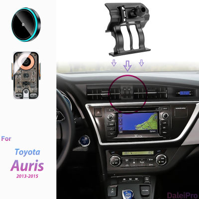 Soporte para Teléfono con Cargador Inalámbrico para Toyota Auris 2013 2014 2015, Soporte Magnético Fuerte para Auto con Sujeción Automática