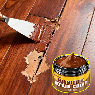 Crema Reparadora de Rayones en Madera Farienne 40g, Pasta de Coloración para Interiores de Automóviles y Renovación de Muebles