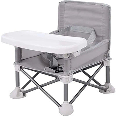 Suministros de muebles para bebé, asiento elevador, silla de comedor, portátil, plegable, de viaje, para niños con silla de alimentación, asiento de playa al aire libre