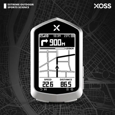 XOSS NAV Plus/NAV-ordenador inalámbrico para bicicleta, velocímetro GPS, navegación con mapa, resistente al agua, Bluetooth, ANT + velocidad de cadencia