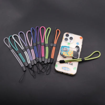 Correa fluorescente para teléfono móvil, correas para muñeca, cuerda colgante, cadena para teléfono móvil, abalorio ajustable para teléfono, cordón para muñeca, cámara DSLR