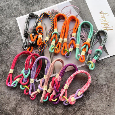 Correa de muñeca para teléfono, accesorios de lujo para celular con parche, cordones para llaves, pulsera exquisita, joyería para teléfono, llavero de cuerda