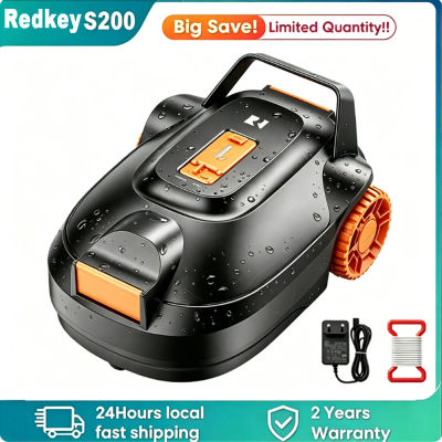 Robot Limpiador de Piscinas Redkey-S200 NUEVO 2026, 180 Minutos de Autonomía, Batería de 5000 mAh, Motor de 36 W, Apto para Piscinas Elevadas