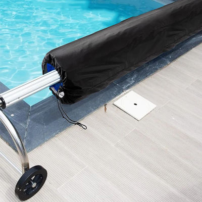 Cubierta de invierno y verano para piscina, manta solar de 490x96, cubierta impermeable para enrollar la piscina, resistente y eficiente, protección para todas las estaciones