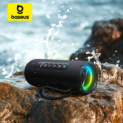 Baseus AeQur VO20 altavoz inalámbrico Bluetooth 5,3 IPX5 impermeable potente 15W subwoofer caja de sonido Camping altavoces TWS portátiles