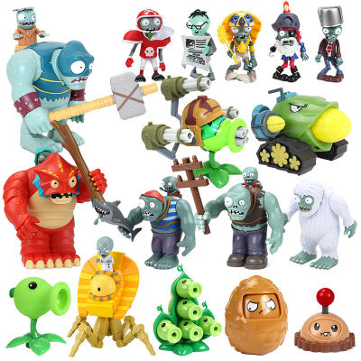 1 Uds. Nuevas figuras de plantas vs Zombies Dr. Zomboss Peashooter Gargantuar patata Mine Chomper Conehead para niños regalos de cumpleaños