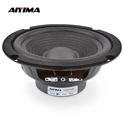 AIYIMA 1 unidad Altavoz de audio de rango medio y graves de 150W y 6.5 pulgadas, 4-8 ohmios, amplificador de sonido, woofer, altavoz para cine en casa