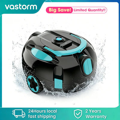 Limpiador Robótico de Piscinas Inalámbrico H1, Aspiradora Automática Recargable, 120 Minutos de Autonomía, Autoparqueo, Filtro de 180μm para Limpieza del Fondo de la Piscina