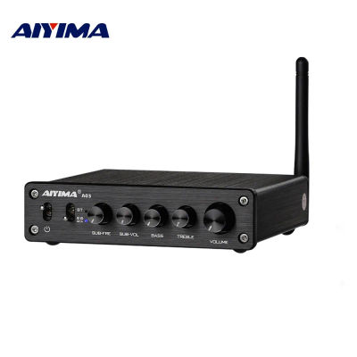 AIYIMA A03 TPA3116 Amplificador Subwoofer Audio Bluetooth sonido 2,1 50Wx2 + 100W HiFi TPA3116D2 amplificador doméstico de potencia Digital