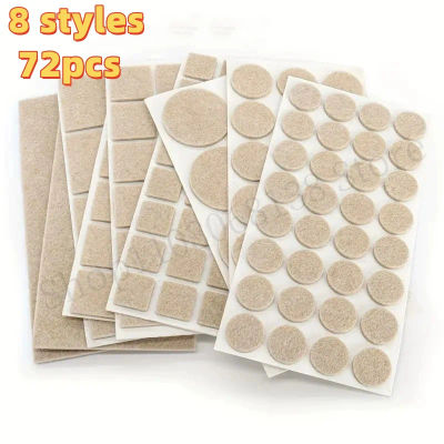 Almohadillas para patas de silla de fieltro, alfombrilla protectora contra arañazos para suelo de muebles de mesa de 3mm de espesor, autoadhesiva antideslizante silenciosa, accesorios para muebles DIY