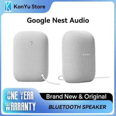 Altavoz Inteligente Google Nest Audio – Altavoz Inalámbrico Bluetooth y Wi-Fi para el Hogar con Potente Sonido Estéreo