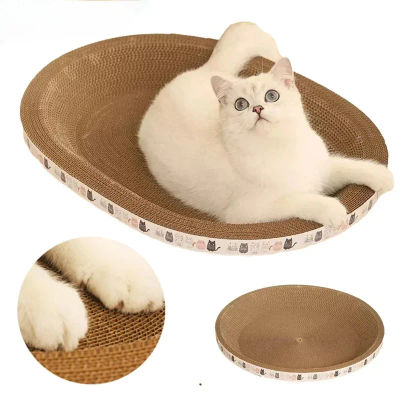 Poste rascador para gatos corrugado con hierba gatera, resistente al desgaste y a los arañazos, Protector de sofá, muebles para gatos