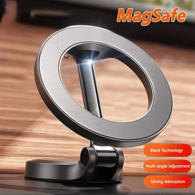 Soporte para teléfono para coche Xiaomi MagSafe, soporte magnético para teléfono para coche, magnético fuerte 360 ° Soporte para teléfono con ventosa de metal plegable y giratorio
