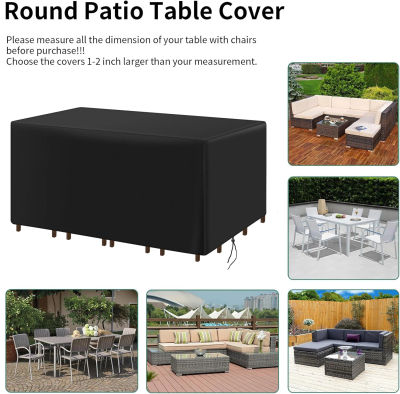 Cubierta impermeable para muebles de jardín y terraza al aire libre, cubierta para silla de lluvia y nieve, sofá, mesa y silla, cubierta antipolvo