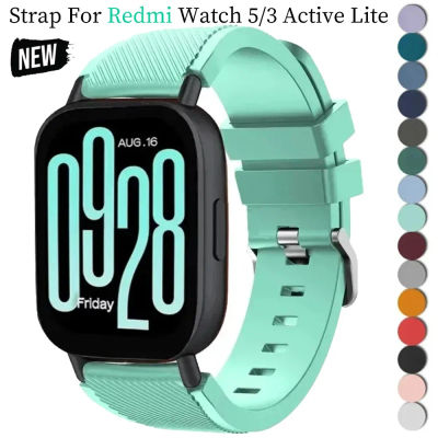 Para Redmi Watch 5 Active 5Lite SmartWatch deporte banda suave y transpirable para Redmi Watch 3 Active 3 Lite 22mm correa deportiva de silicona