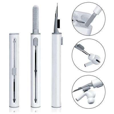 Pluma de limpieza deslizante 3 en 1, cepillo de limpieza de auriculares para Airpods 4 Pro 3 2 1 Series, limpiadores de auriculares, herramientas de limpieza de auriculares