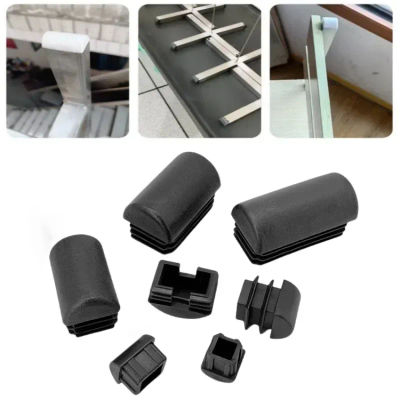 Tapón de inserción de tubo de plástico, tapa de extremo de tubo, almohadilla de cubierta de pie de pata de silla de mesa antideslizante, protectores de suelo, piezas decorativas de muebles, 16 piezas