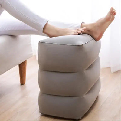Reposapiés para dormir en vuelo, almohada de descanso para avión, coche, autobús, ajustable, inflable para niños, viajes, almohadas de descanso para dormir WJ529