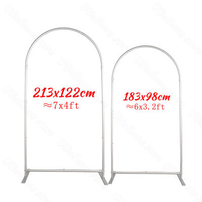 Telón de fondo plateado de Metal de aluminio, arco de soporte para cumpleaños, boda, Baby Shower, decoración de fondo de fiesta