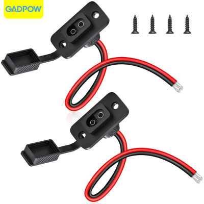 Gadpow 30CM 12AWG conector de Cable SAE expansión de batería de coche enchufe integrado para cargador de batería de generador Solar