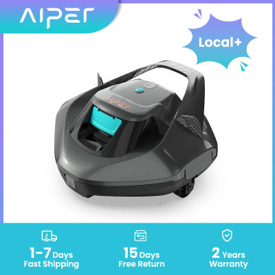 Robot Limpiafondos Inalámbrico para Piscinas con Indicador LED, Duración de 100 Minutos, Autoparqueo, para Piscinas Planas, Reacondicionado