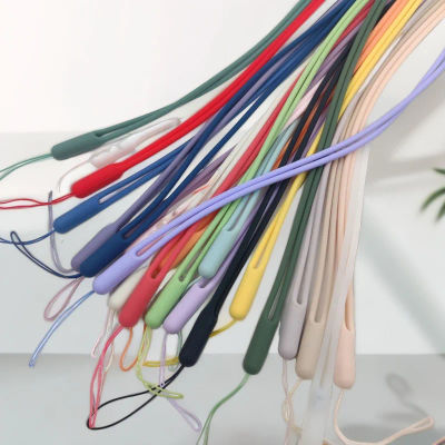 Cuerda de silicona larga Universal para el cuello, cordón para teléfono móvil, cámara, tarjeta de identificación, soporte para llavero, correa de cordón para teléfono móvil DIY