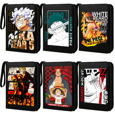 Paquete de 400 Fundas Protectoras para Tarjetas con Cierre de Cremallera ONE PIECE, Carpeta de Almacenamiento para Tarjetas de Colección, con Diseño de Zoro y Luffy