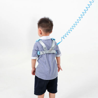 Cinturón de prevención de pérdidas para bebés y niños pequeños, cuerda de tracción, pulsera de prevención de pérdidas para bebés, cuerda de resorte de 1,5 m, seguro para caminar para bebés