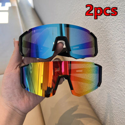 1/2 Uds gafas de sol de ciclismo para mujer UV400 Protector de ojos a prueba de arena gafas de sol para deportes al aire libre protección lente antiradiación