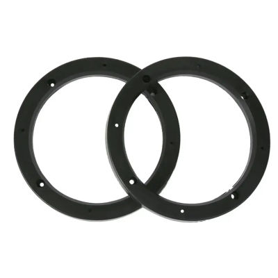 2 Almohadillas Espaciadoras para Altavoces de 6.5 Pulgadas, Adaptador de Plástico Antideslizante para Audio, Separadores de Empaque para Altavoces de Autorradio, Accesorios para Automóviles