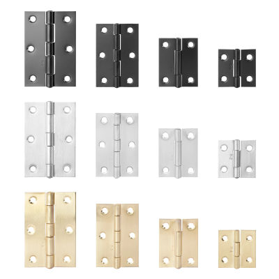 Bisagra de acero inoxidable plegable de 270 grados, bisagras pequeñas negras, bisagras de puerta de armario para cocina, muebles de caja de madera, 2 uds.