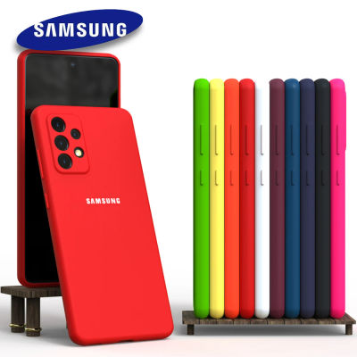Funda de Silicona Líquida para Samsung Galaxy A53 A52 A56 A55 A54 A36 A35 A17 A16 A15 5G, Funda Protectora Suave al Tacto para Teléfono