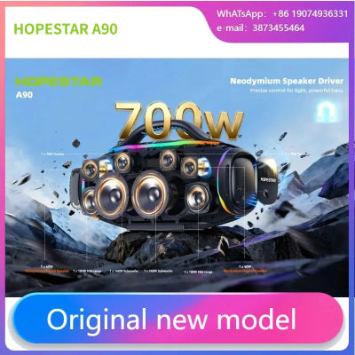 Altavoz Bluetooth Inalámbrico HOPESTAR A90 Original de 700W con Bajos Profundos, Batería Extraíble de 36000mAh, Sonido AI, 8 Altavoces, Portátil para Exteriores