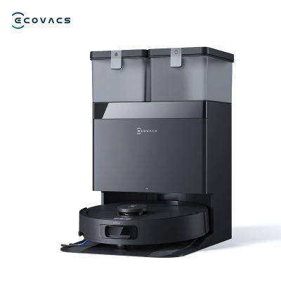 Aspiradora y fregadora robótica ECOVACS DEEBOT T30e OMNI, sin enredos de pelo de mascotas, 180 minutos de autonomía, silenciosa (64 dB), 25000 Pa, base de autovaciado